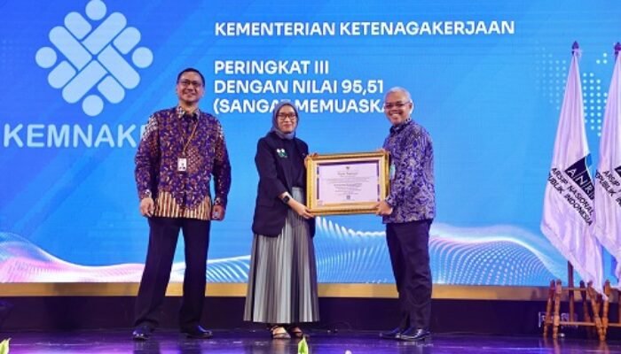 Kemnaker Raih Penghargaan Kearsipan Nasional