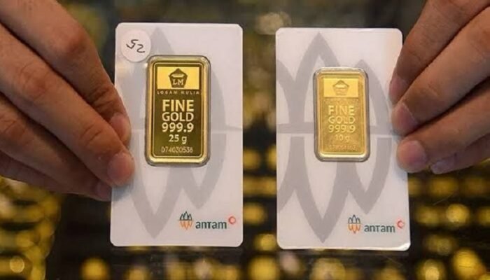 Harga Emas Antam Kembali Melesat