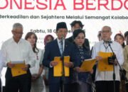 Menteri Agama Bacakan Deklarasi Perdamaian dalam Doa Lintas Agama