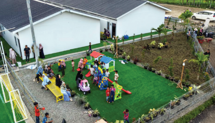 HARAPAN BARU DI PIDIE JAYA: Huntara Karya Abipraya Siap Dihuni