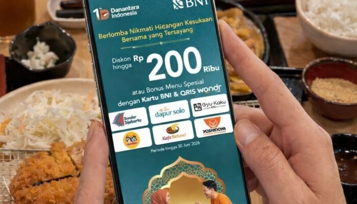 BNI Tawarkan Diskon Bukber hingga Rp200 Ribu di Sejumlah Restoran hingga Juni 2026