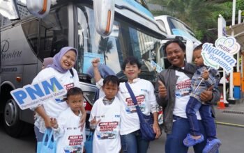 Mudik Nyaman Bersama BUMN, PNM Fasilitasi Ratusan Peserta Mudik Tanpa Cemas Ongkos