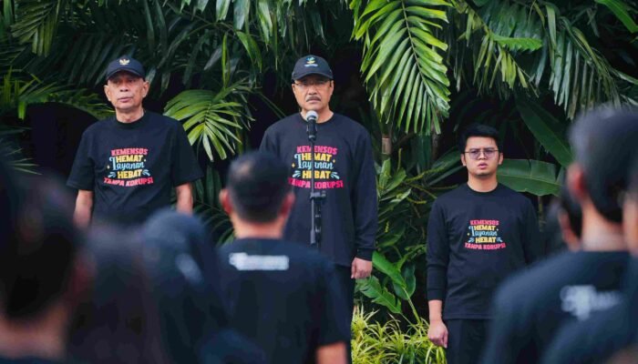 Ini Arahan Mensos Gus Ipul di Apel Transformasi Budaya Kerja Baru ASN Kemensos
