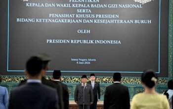 Presiden Prabowo Lantik Kepala dan Wakil Kepala BGN serta Penasihat Khusus Presiden