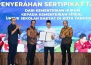 Kementerian Hukum Hibahkan Lahan di Tangerang untuk Sekolah Rakyat
