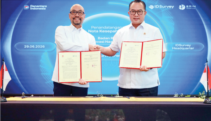 IDSurvey dan BRIN Perkuat Kolaborasi Riset dan Inovasi untuk Mendukung Daya Saing Industri Nasional