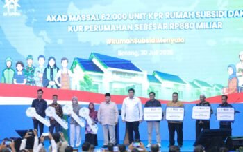 BNI Dukung Akad Massal 62.710 KPR Rumah Subsidi