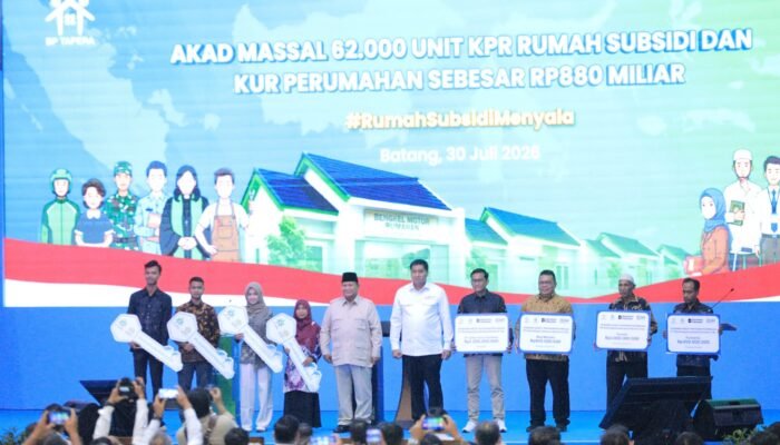 BNI Dukung Akad Massal 62.710 KPR Rumah Subsidi
