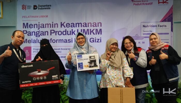 Hutama Karya Gratiskan Uji Lab Gizi, Dorong 50 UMKM Jabodetabek Naik Kelas