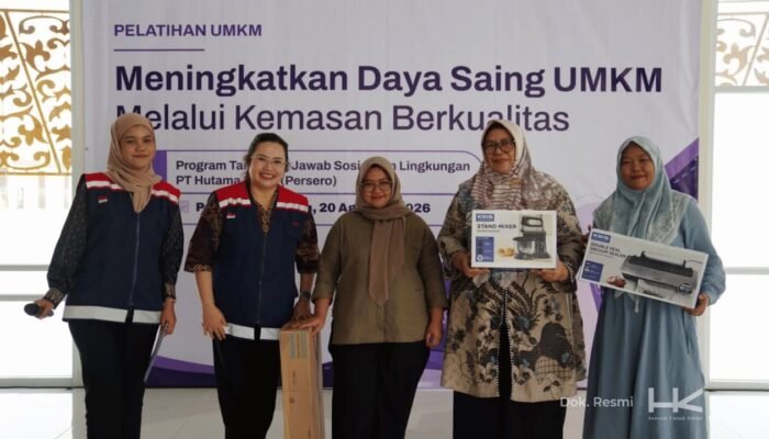 Dukung UMK Sumbar Naik Kelas, Hutama Karya Gelar Pelatihan Smart Marketing dan Beri Bantuan Kemasan Gratis di Rest Area Tol Padang–Sicincin