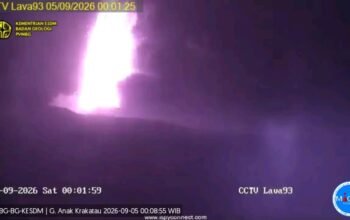 Erupsi Menerus Gunung Anak Krakatau Disertai Dentuman, BNPB Imbau Masyarakat Tetap Tenang dan Waspada