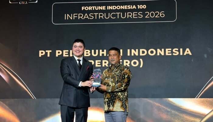 Kinerja 2025 Tumbuh, Pelindo Naik Tiga Peringkat di Fortune Indonesia 100