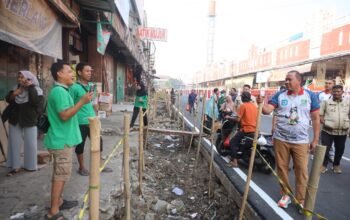 Wajah Baru Jl. M. Yamin Pasar Baru Bekasi, Jalan dan Drainase di Perbaiki serta PKL ditata