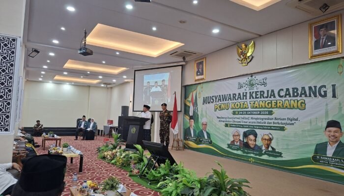 Muskercab PCNU Kota Tangerang Fokuskan Sinergi Umat dan Negara